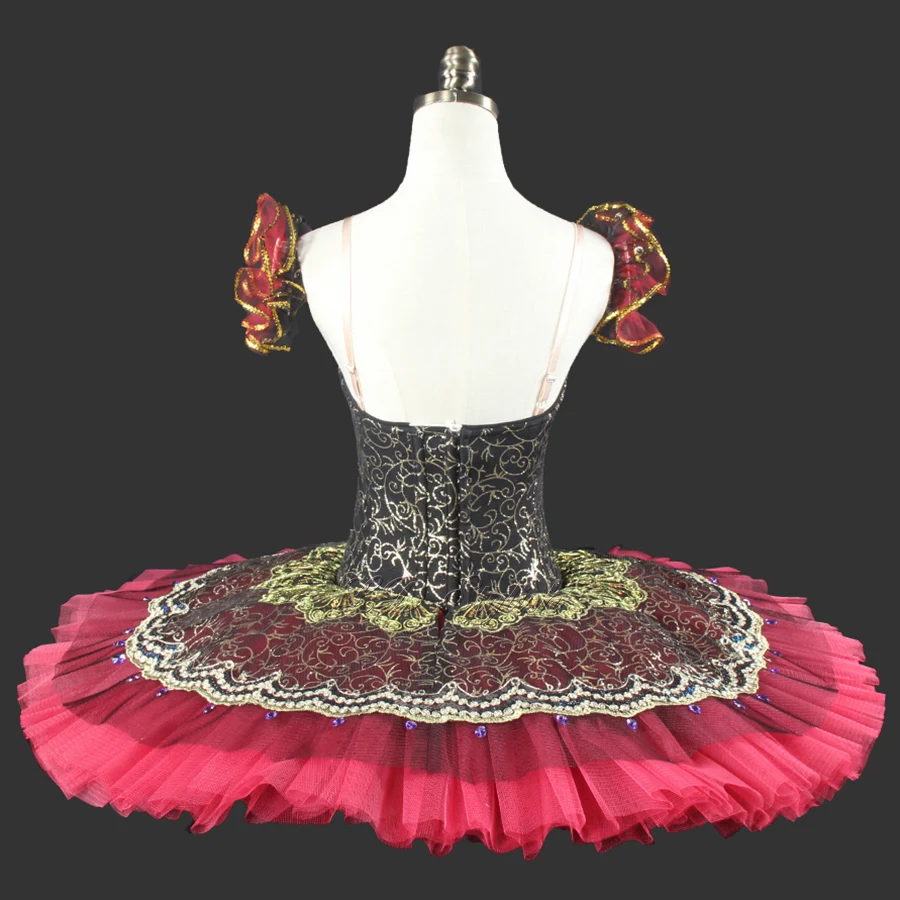 Ballet Tutu costumes black+red LD0014 02