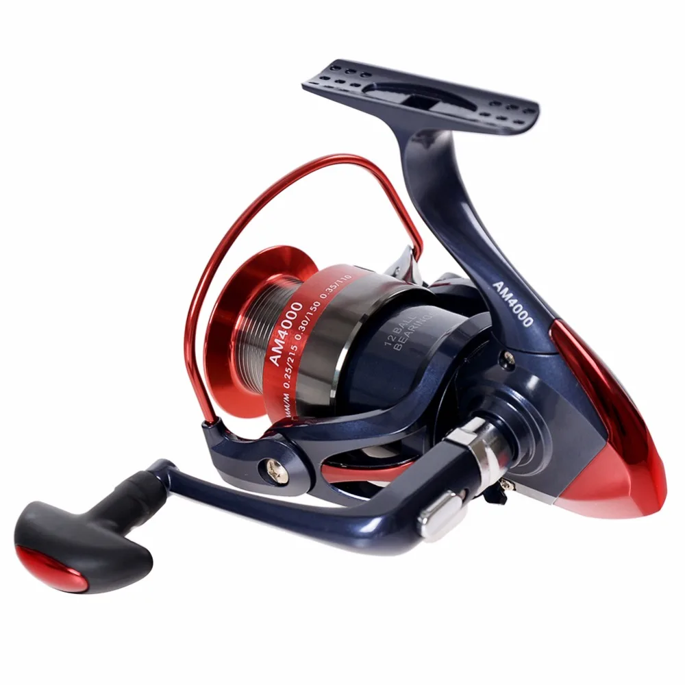 Preise Neue Wasserdicht Spinning Angelrollen Links Rechts Griff Metall Spool 12BB metall kipphebel 2000 7000 angeln rad