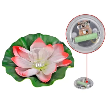 

Outdoor Beautiful Solar Lotus Light Flower LED Underwater Light Water Float Light for Swimming Pool Pond Decoration Lighting