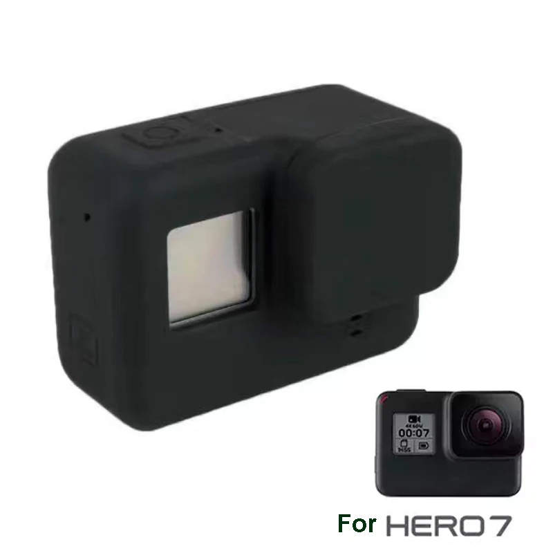 Teckam аксессуары для Gopro Hero 7 защитный силиконовый чехол черный белый серебристый 6
