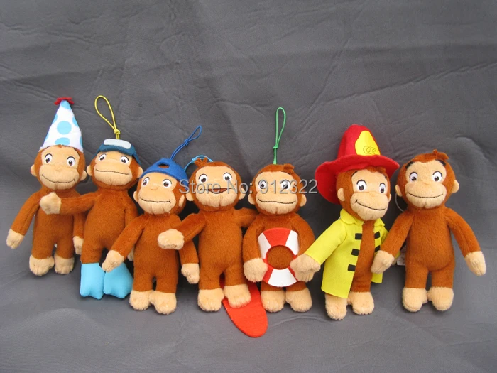 small curious george stuffed animal
