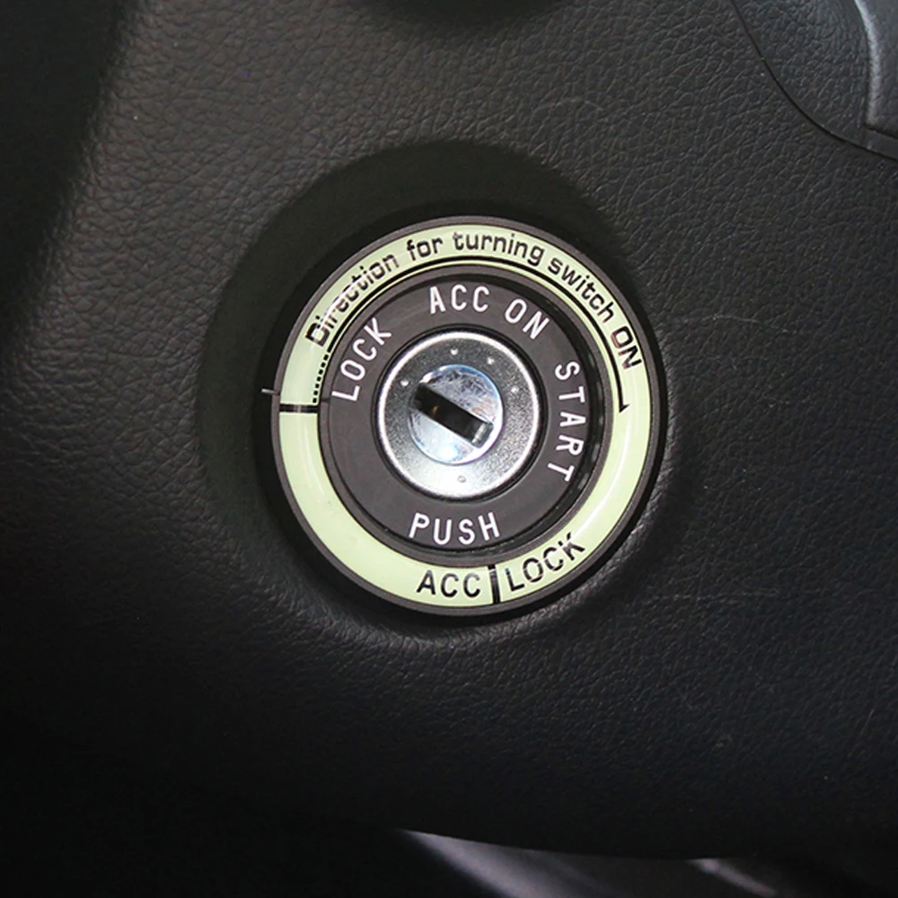 

VCiiC Luminous Ignition Key Ring Sticker For KIA RIO K3 For Hyundai solaris Verna sonata elantra For TOYOTA COROLLA LEVIN 2014