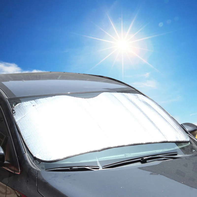 

Universal Sunshades Car Front Windshield Frost Sun Visor Shade Dust Protector Prevent Snow Ice Cover Car Exterior Accessories