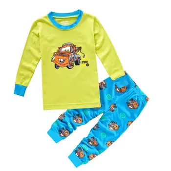 

Car Mater Unisex Children Girl Clothing Print Cartoon Girls Pijamas Kids Pijama Boys Pajamas Girls Pyjamas Sleepwear 2-7T