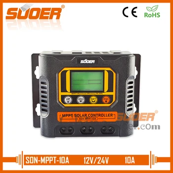 

Suoer【 MPPT Charge Controller 】 solar power system battery charge controller 12V 10A MPPT solar controller(SON-MPPT-10A)