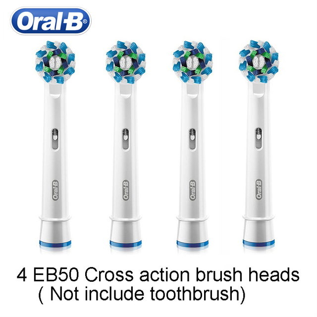 B 2D Electric Toothbrush Rechargable Adult's Daily Teeth Clean 3D White Cross Action Soft Bristle Tooth Brush Head as Gift