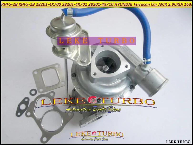 RHF5-2B KHF5-2B 28201-4X700 28201-4X701 28201-4X710 Turbo Turbocharger For HYUNDAI Terracan Car 2003-06 J3 J3CR 2.9L CRDi 163HP (1)