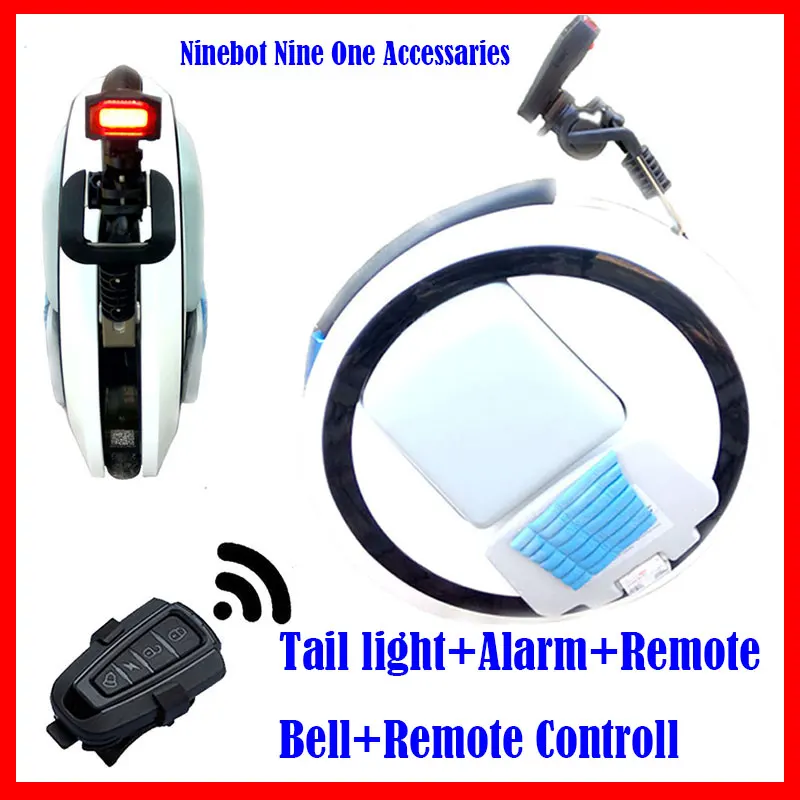 

Smart Burgler Alarm Warning Tail Light Rechargable Battery Flash Light Accessaries for Solo Wheel Hoverboard Ninebot one c+ e +