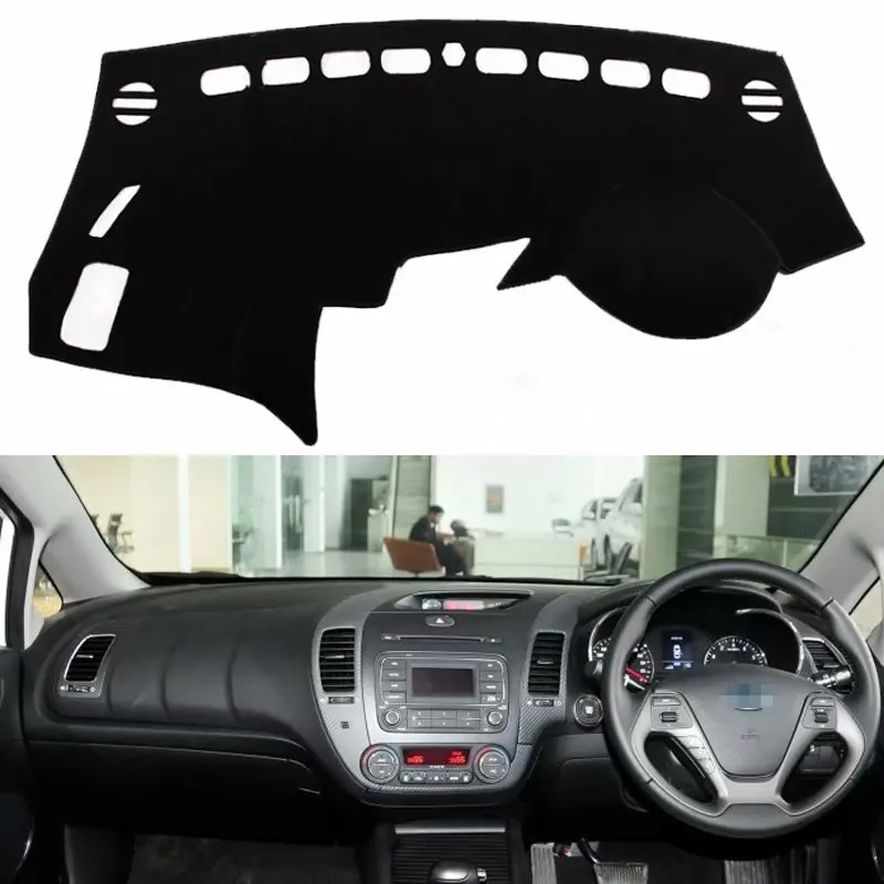For KIA Forte K3 Cerato 2014 2015 2016 2017 2018 Car Styling Covers Dashmat Dash Mat Sun Shade