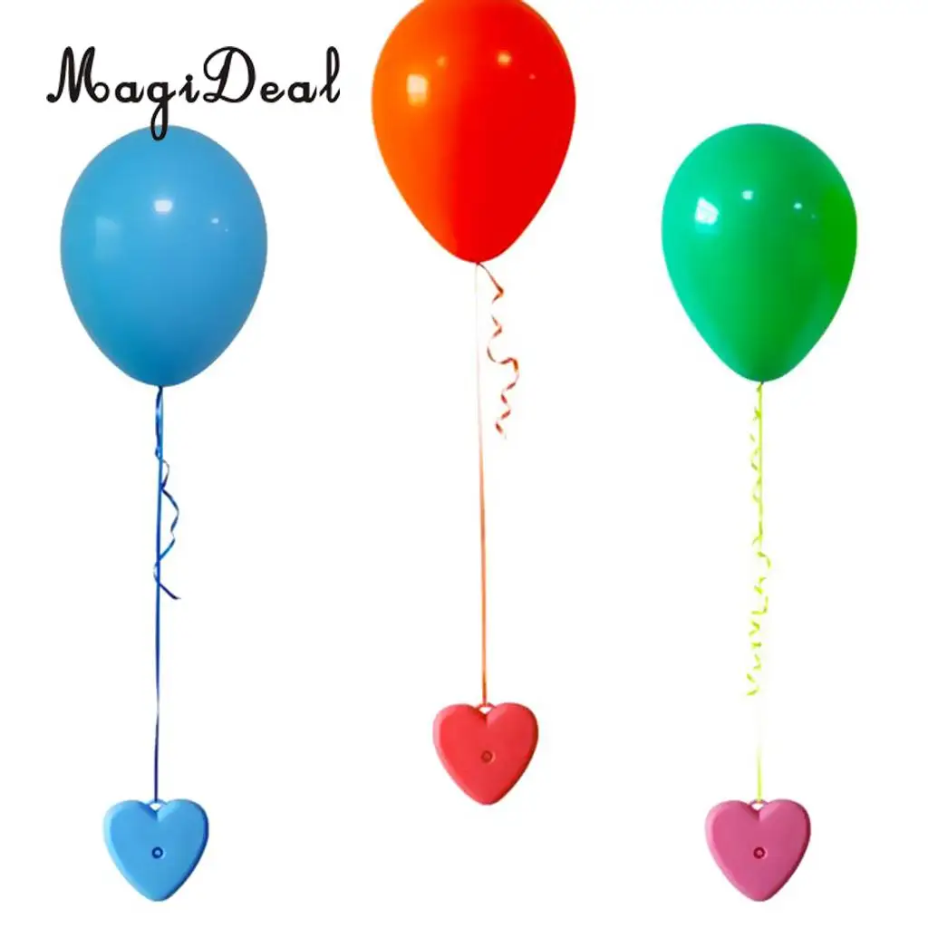 10pcs Romantic Heart Shape Balloons Bearing Weight Block Set up Prop Wedding Birthday Xmas Party Decorations