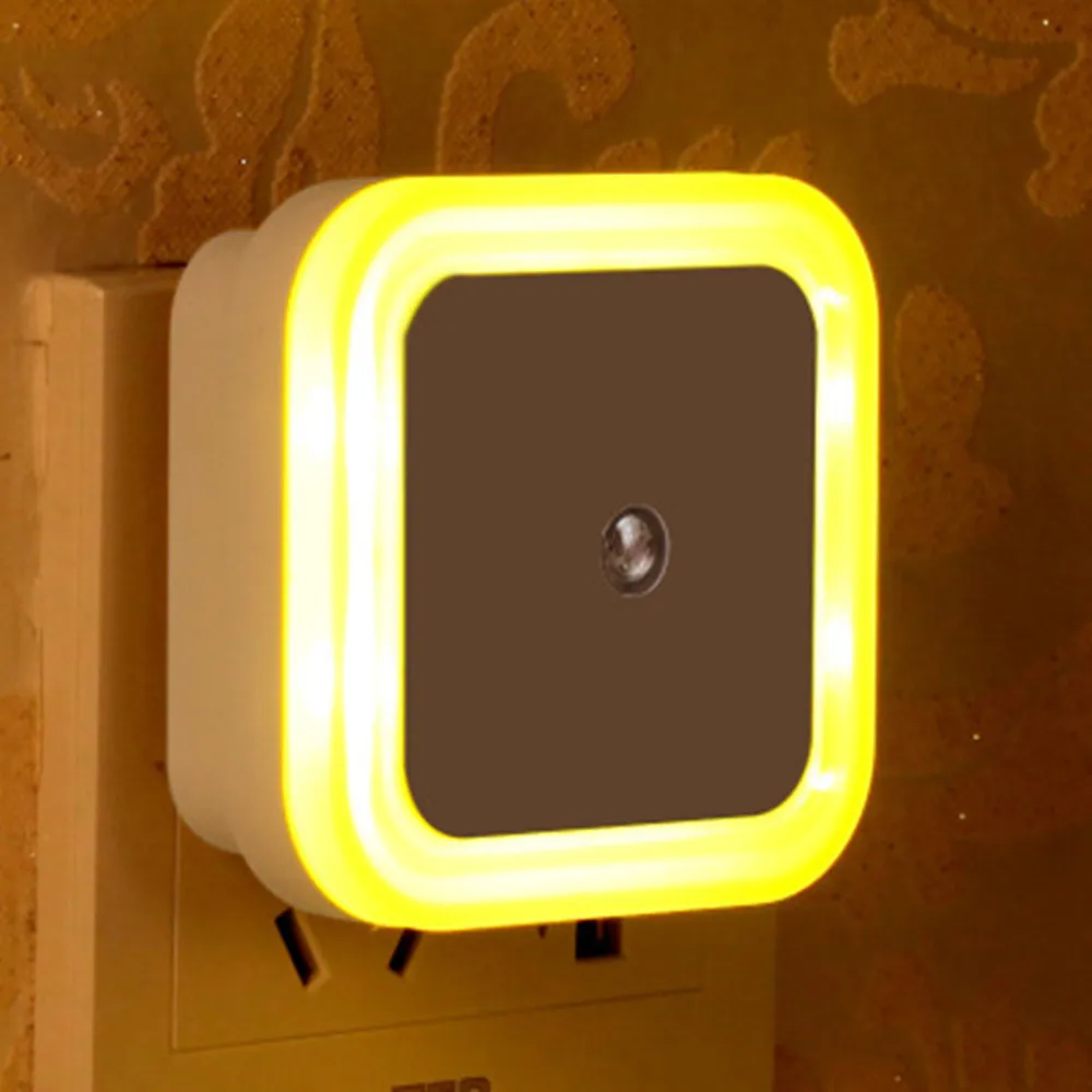 SuperNight Square AC LED Night Light Intelligent light control Sensor Home Decor Wall Lamp Corridor Stairs Bedroom Bedside Lamp (11)