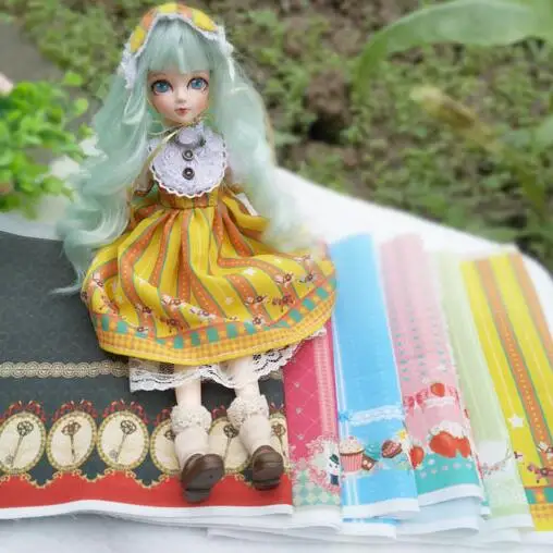 Одежда для куклы ручной работы 6 шт./лот шифоновая ткань шитья платье Blyth Licca bjd