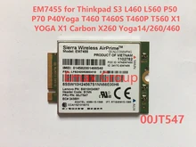 EM7455 00JT547 300 m para Thinkpad X1 Carbono 5th Gen, s3 L460 L560 P50 P70 P40Yoga T460 T460S T460P T560, X260 Yoga14/260/460