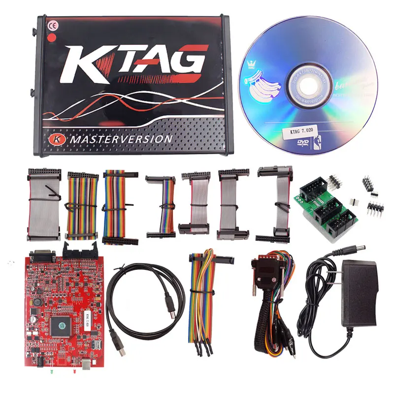 Полный набор KTAG V7.020 K-TAG 7,020 EU Red Online V2.47 KESS V2 5,017 FGTECH 0475 Galletto 4 V54 Master KESS V5.017 ECU программист