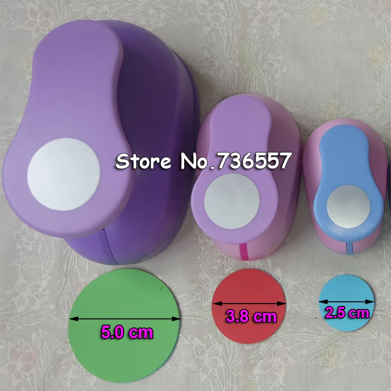 3PCS(5cm,3.8cm,2.5cm) Round shape craft punch set children manual DIY hole punches cortador de papel de scrapbook Circle punch 3PCS(5cm,3.8cm,2.5cm) Round shape craft punch set children manual DIY hole punches cortador de papel de scrapbook Circle punch