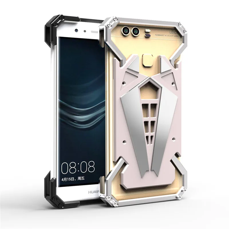

R-JUST for Huawei P10 & honor8 Lite Case Spider-Man Phone Case with Back Cover P9 Plus Case Cover Metal Frame Fashion Drop Sets