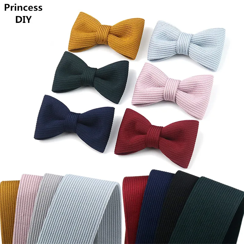 

5Meter/Lot 10 25 40mm Single Color Autumn Winter Knitting Woolen Ribbon Yarn Layering Wedding DIY Hair Bow Accessories Material