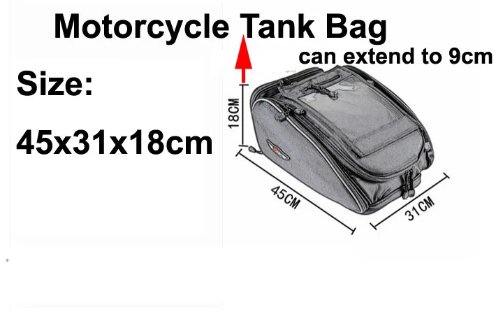 Мотоциклетная Водонепроницаемая Магнитная сумка для топливного бака, мотоциклетная многофункциональная переносная сумка для инструментов, сумка для багажа
