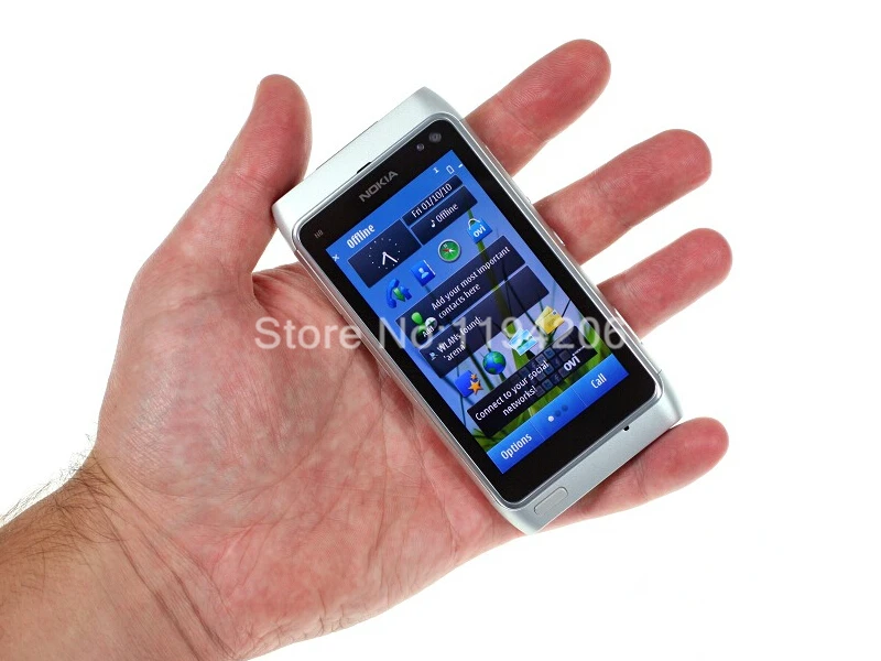 Оригинальный N8 Nokia мобильный телефон 3 5 "емкостный сенсорный экран Камера 12MP 3G