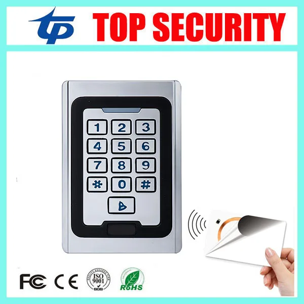 

LED Keypad Surface Waterproof Door Access Control System Single Door 13.56MHZ MF IC Card Smart Card Access Control Reader