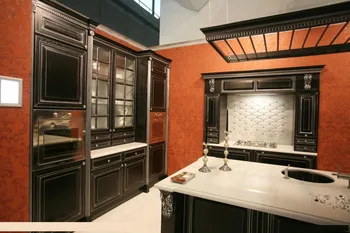 

Solid wood kitchen cabinets from China
