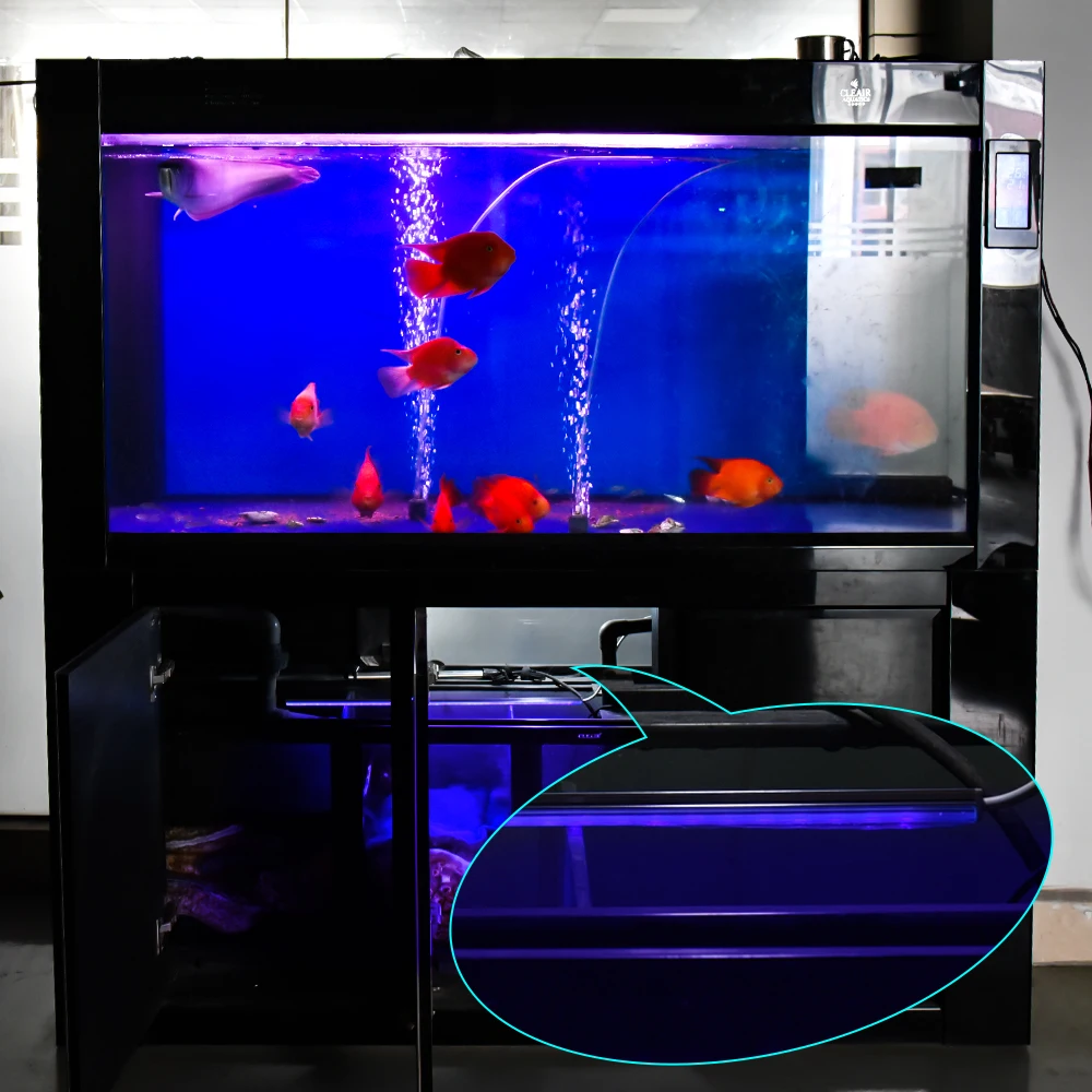 Aquarium UV Lamp 5V USB Ultraviolet Filter Water Cleaner Sterilizer Lamp 2835 LED Strip Bar