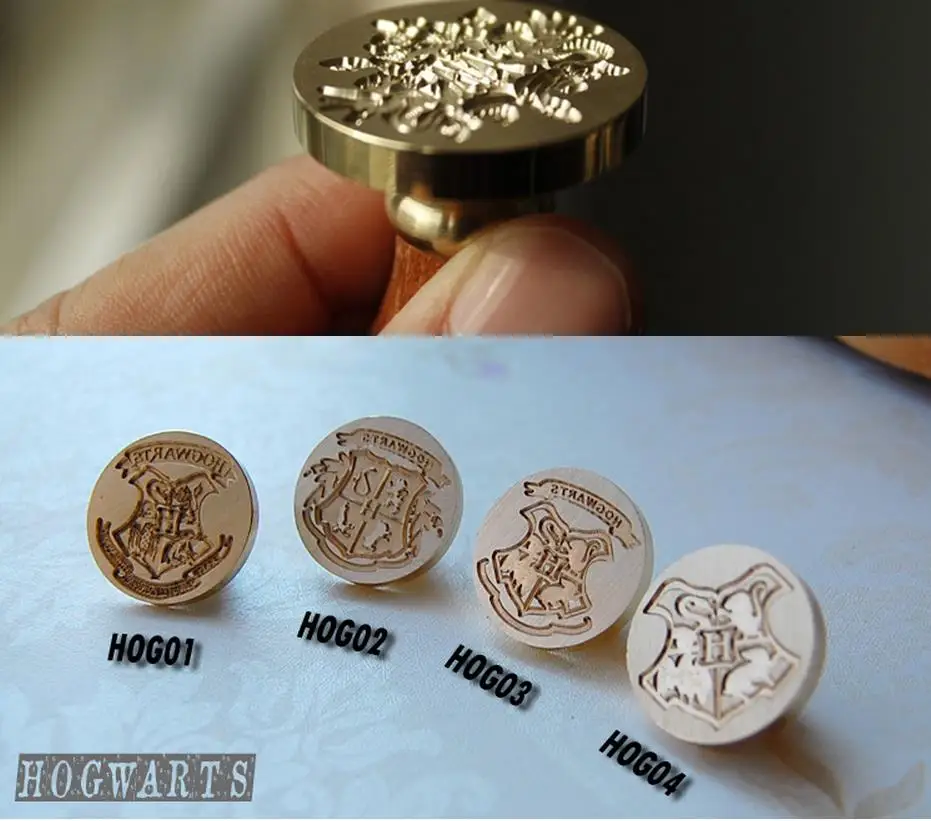 Retro Harry Potter Hogwarts HOG wax seal stamp copper head ...