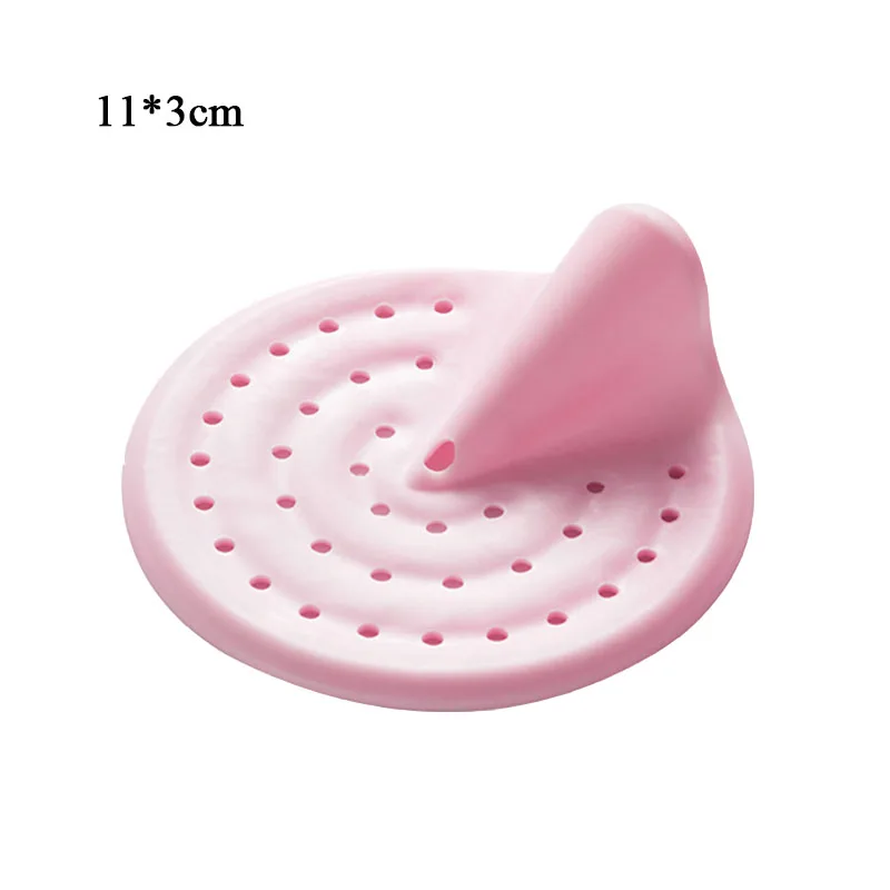 FEIGO Kitchen Bathroom Accessories Bathroom Sewerage Anti-Clogging Hair Strainer Shower Drain cover Kitchen Sink Filter F671 - Цвет: F671 Large pink