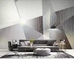 Современный абстрактный геометрический 3D обои papel де parede, гостиная ТВ стены спальня обои для стен Ресторан барная Фреска