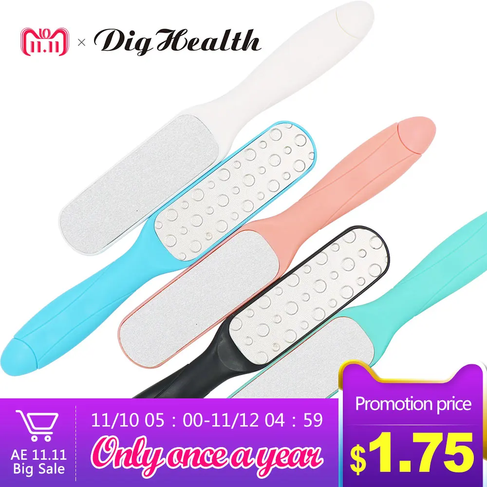 Dighealth 1pcs Professional Double Side Foot File Rasp Heel Grater Hard