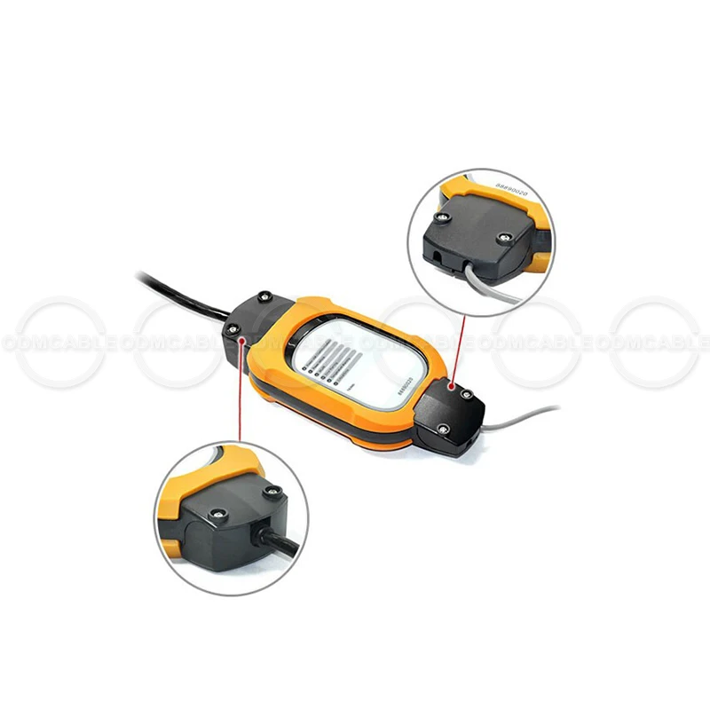 

VCADS 2.5 vcads Interface 88890020 OBD II contact cable with 88890027 8 pin adapter cable for volvo vcads truck auto scanner