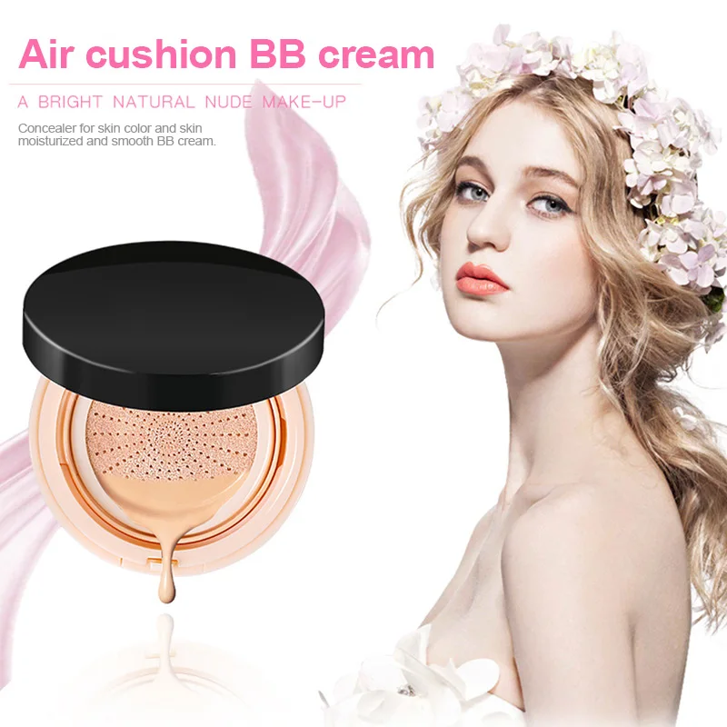 

BB Cushion Cream Long Lasting Moisturizing Brighten Skin Face Concealer for Women FM88