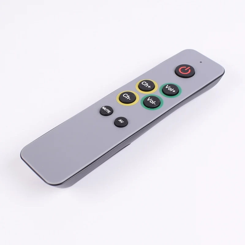 7 больших кнопок узнать пульт дистанционного управления, дублировать копия ИК-кода от оригинального контроллера управления ТВ VCR STB DVD DVB, tv BOX