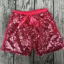 Китайские товары на день рождения для девочек, шорты с блестками детская одежда много цветов на выбор для малышей Летняя одежда Шорты