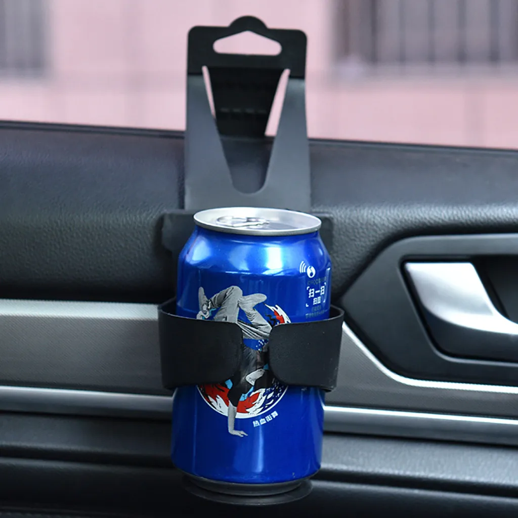 

Hot New NEW Universal Vehicle Car Truck Door Mount Drink Bottle Cup Holder Stand Black Drop Shipping
