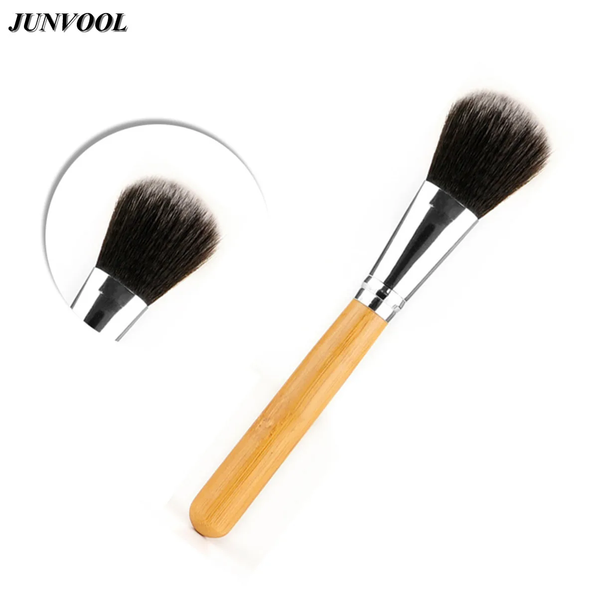 1pcs Powder Concealer Brush Bamboo Handle Blush Brushes Cosmetics