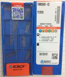 KORLOY из карбидного вольфрама FMM300R-03 PC9030 токарный инструмент фреза для станка с ЧПУ из нержавеющей стали