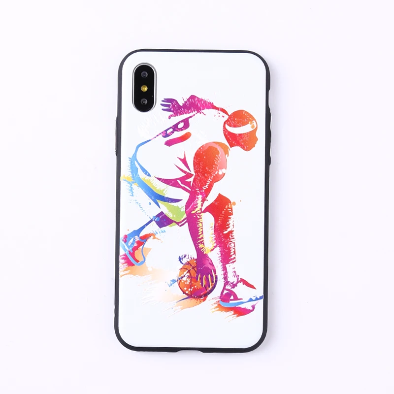 Спортивный баскетбольный чехол для телефона, жесткая задняя крышка для iPhone 11 Pro Max 8 7 Plus XR XS Max Curry Kobe Bryant Wade - Цвет: 5