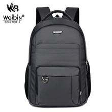 Weibin Men s Backpack Men Business Backpacks Nylon Waterproof School Backpacks for Teenager Large Capacity 15