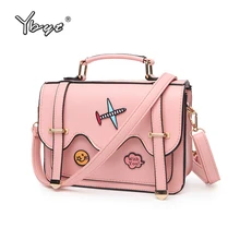 YBYT brand 2017 new cartoon cute girl handbags preppy style ladies shopping bag satchel small shoulder messenger crossbody bags