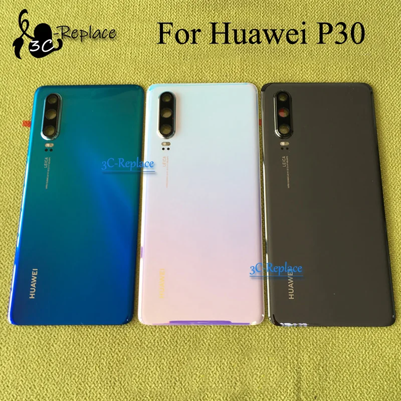 6,1 дюйма, для huawei P30/для huawei P30, глобальная задняя крышка, крышка, корпус, чехол, Задняя стеклянная линза, запасные части