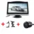 Car Parking Assistance 5 inch Rear View Monitor Car Reversing Rearview Backup Camera LED infrared Rubber Cup + Bracket 12
