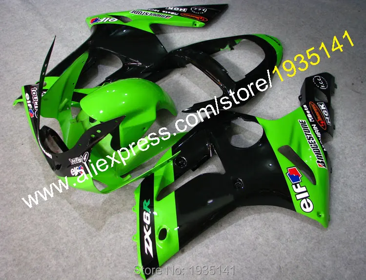 Обтекатель для мотоцикла Kawasaki обтекатель Ninja ZX6R 2003 2004 ZX 6R комплект пластикового