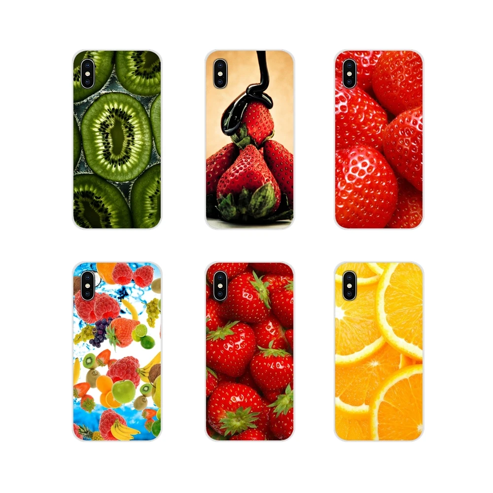 Для Huawei G7 G8 P7 P8 P9 P10 P20 P30 Lite Mini Pro P Smart Plus 2017 2018 2019 клубничный личи вишня киви