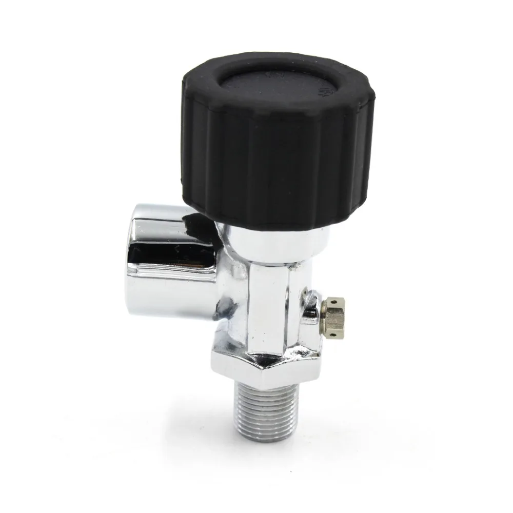 PCP Пейнтбольный бак вкл/выкл клапаны давления черный 30Mpa 4500psi M18 мужской G5/8 Женский