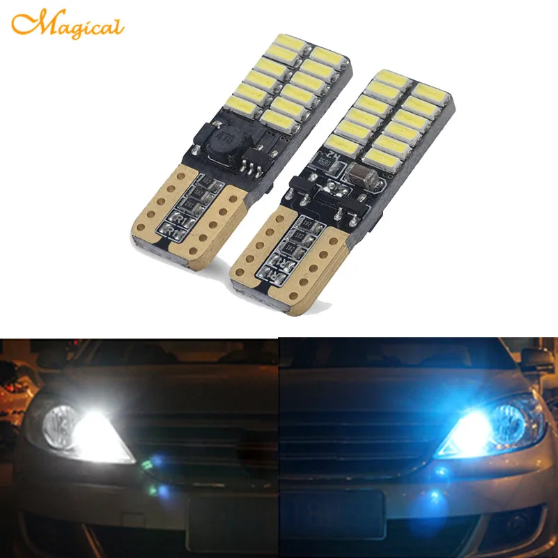 2 x T10 W5W 24 LED Parking Lights Sidelight No Error For Mercedes Benz