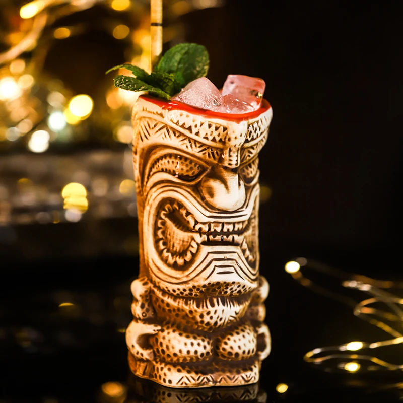 1 шт. Гавайские кружки Tiki Коктейльная чашка кружка для пива напитков вина