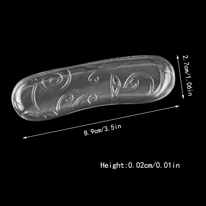 2 шт силиконовые пятки колодки против скольжения невидимые стельки обуви Подушки Мягкий протектор