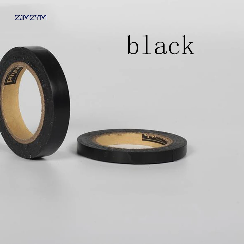 1PC 7 colors 6mm * 10m ultra thin waterproof insulation electrical tape
