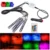 Duu Атмосфера лампы стайлинга автомобилей LED 4 шт. RGB прокладки Цвета красочные салона Декоративные с удаленным Управление
